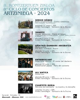 El VIII ciclo de conciertos de Artziniega