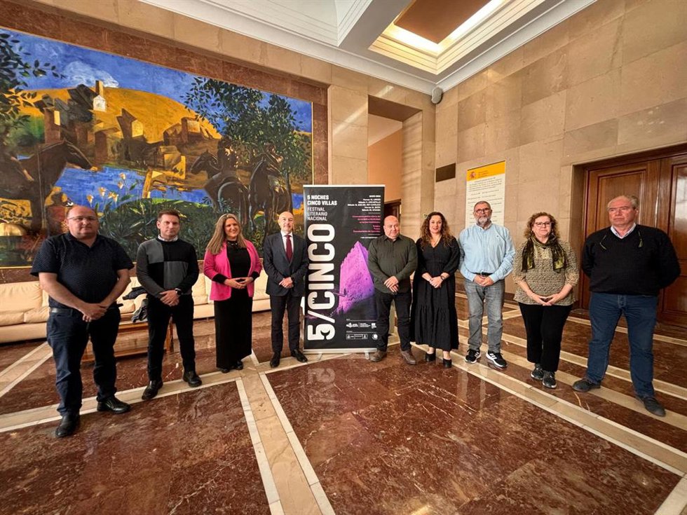 Presentación del Festival Literario Nacional '5 noches Cinco Villas'.