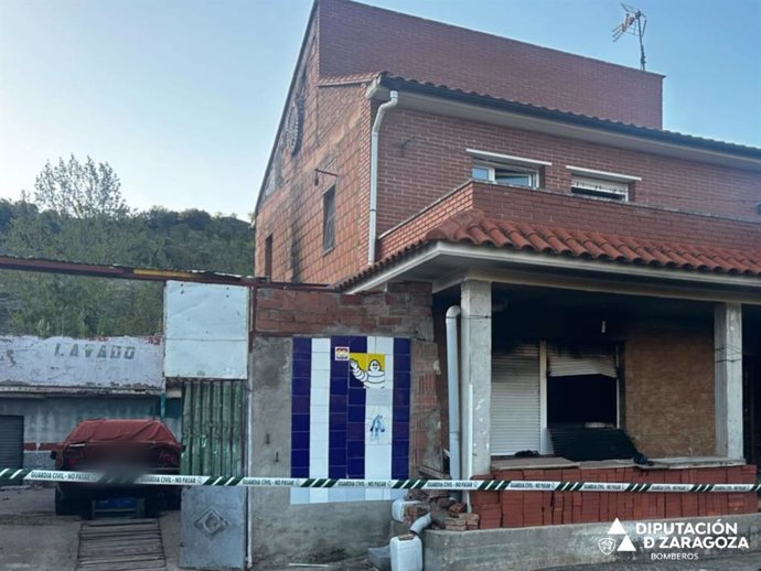 Fallecen dos personas en un incendio en una vivienda en Ateca (Zaragoza) 