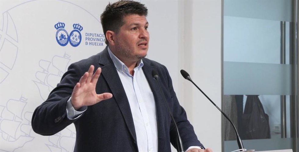 El portavoz de La Izquierda de Huelva en Diputación, Marcos Toti.
