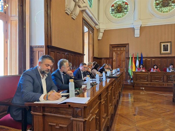 Bancada del PP en la Diputación de Jaén