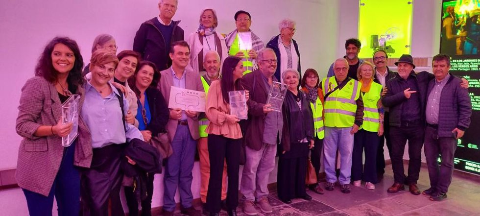 Foto de familia de la entrega del año pasado del Premio Andaluz de Periodismo Social 'Alberto Almansa'.