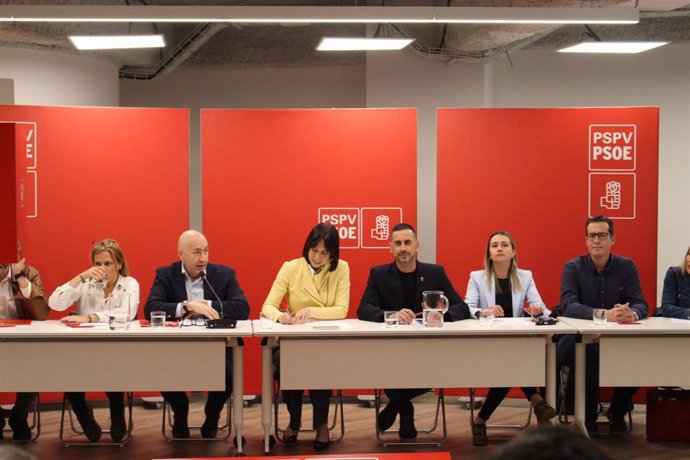 Reunión de la ejecutiva del PSPV-PSOE