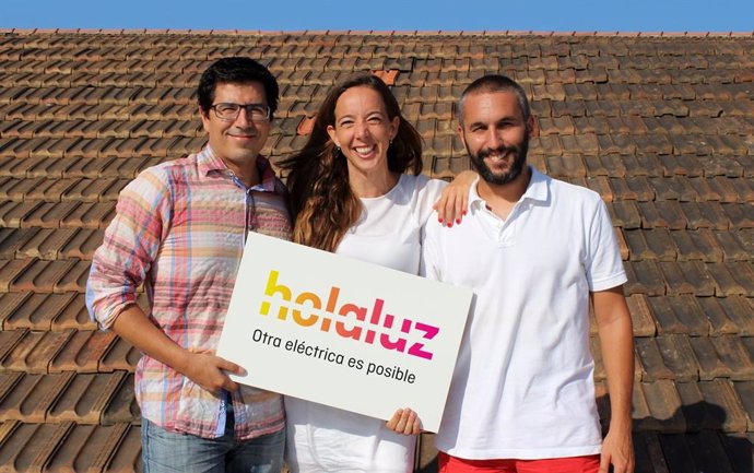 Archivo - Els fundadors d'Holaluz Ferran Nogué, Carlota Pi i Oriol Vila 