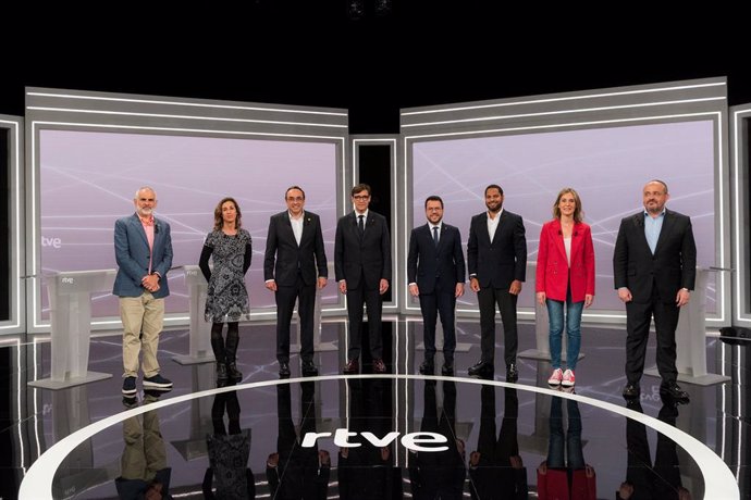 Els candidats a les eleccions del 12M en el debat de RTVE