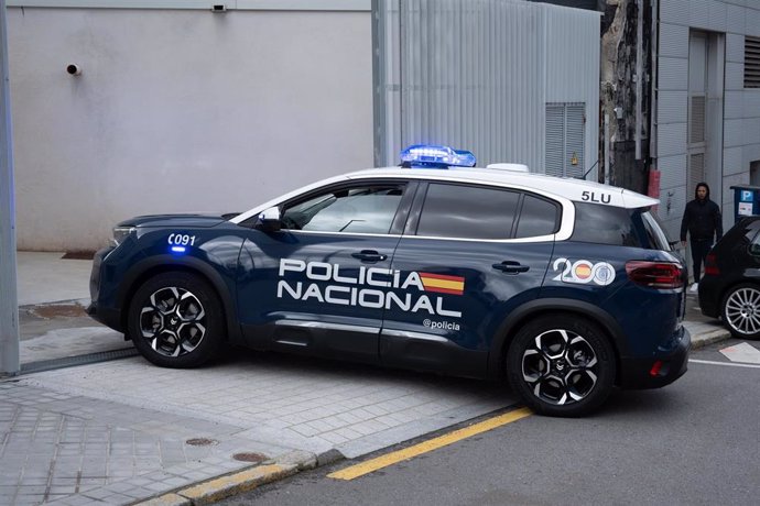 Un coche de la Policía Nacional