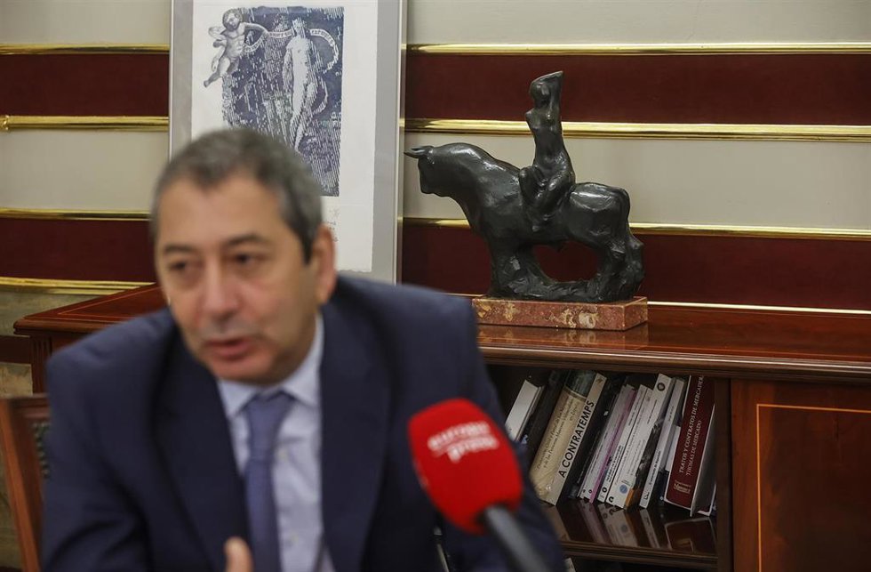 Archivo - El vicepresidente primero y conseller de Cultura y Deporte de la Generalitat Valenciana, Vicente Barrera, durante una entrevista para Europa Press (archivo)
