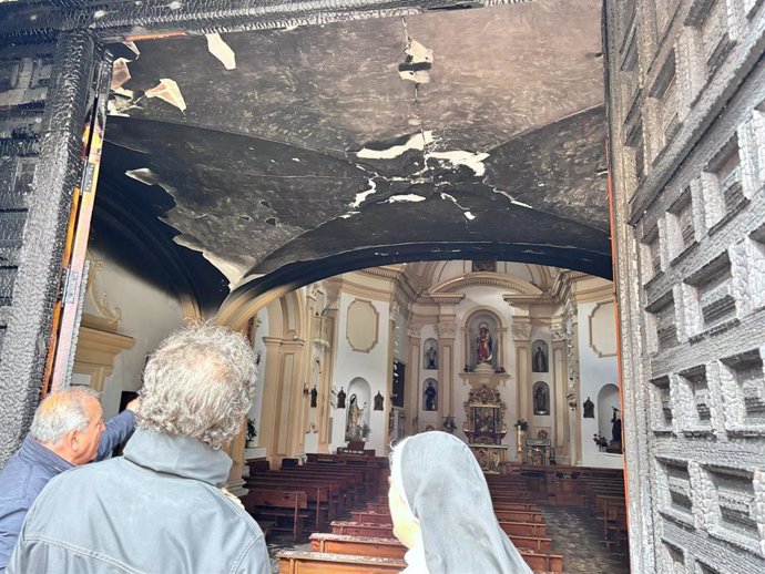 Incendio en el Convento de las Concepcionistas en Cuenca