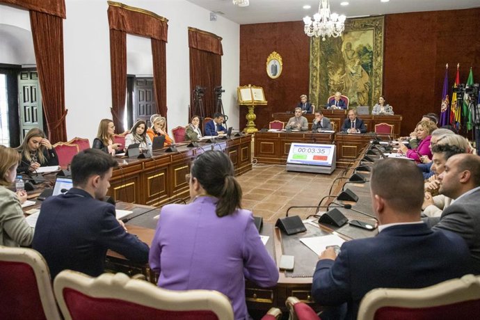 Pleno de la Diputación de Córdoba.