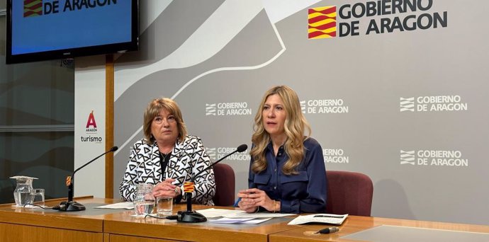 Comparecencia de Tomasa Hernández y Mar Vaquero en el Pignatelli.