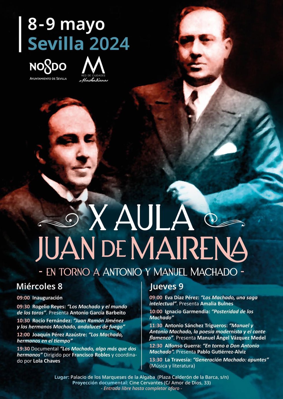 Cartel Aula Juan de Mairena.