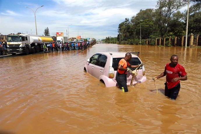 Imagen de archivo de inundaciones en Kenia 