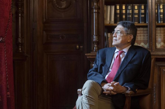 Archivo - El escritor y antiguo vicepresidente de Nicaragua, Sergio Ramírez, en imagen de archivo en una entrevista celebrada en Casa de América, en Madrid