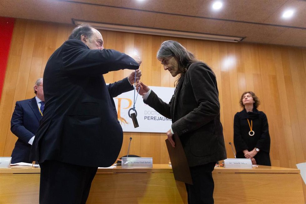 El artista Perejaume, investido doctor Honoris Causa por la UVic-UCC
