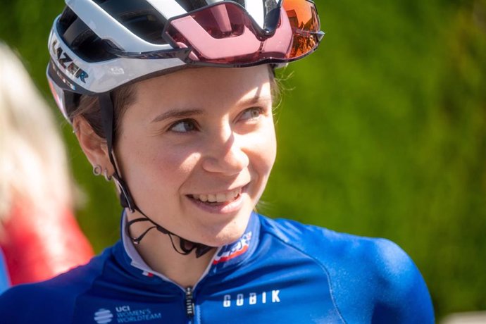 Archivo - Evita MUZIC FDJ Nouvelle-Aquitaine Futuroscope during the Women's Grand Prix of Chambery 2022, Women's Elite French Cup cycling race on April 17, 2022 in Chambéry-le-Vieux, France - Photo Florian Frison / DPPI