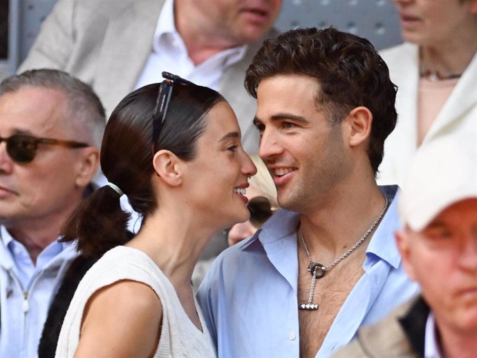 María Pedraza y Jason Fernández en el Mutua Madrid Open, a 03 de mayo de 2024, en Madrid (España).