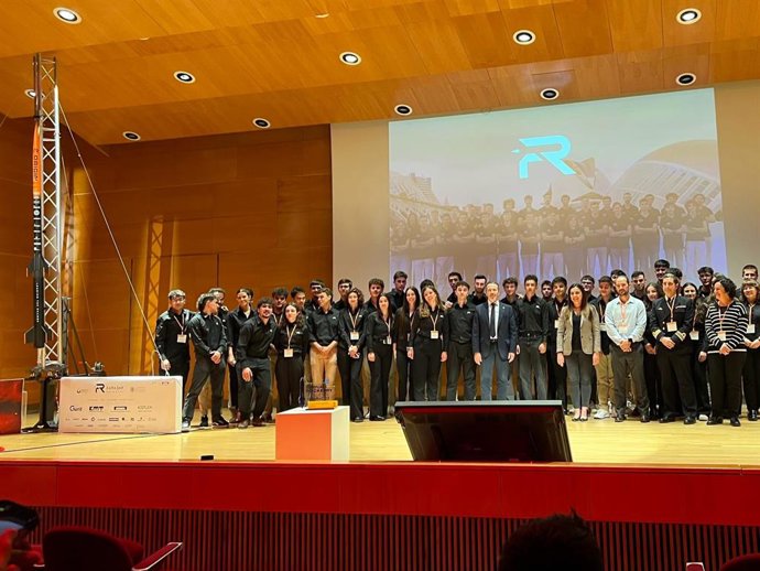 Faraday UPV presenta el cohete 'Origin' para superar los 10 kilómetros de vuelo