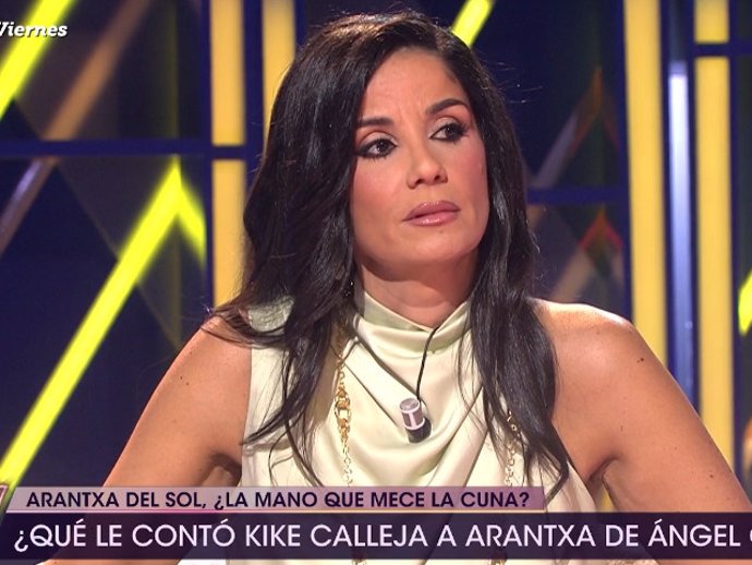 Ana Herminia durante la emisión de '¡De Viernes!'.