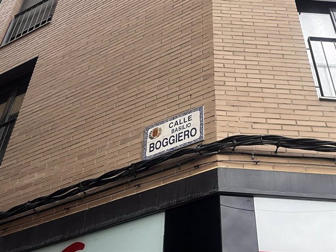 Calle Basilio Boggiero de Zaragoza.