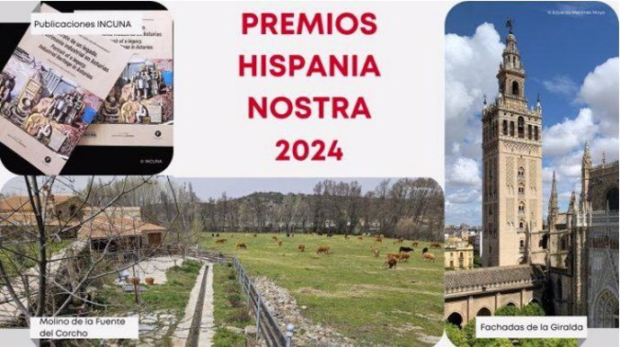 Relación de ganadores de los Premios Hispania Nostra 2024