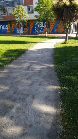 El Ayuntamiento de Logroño inicia el acondicionamiento de ocho nuevos itinerarios peatonales en zonas verdes