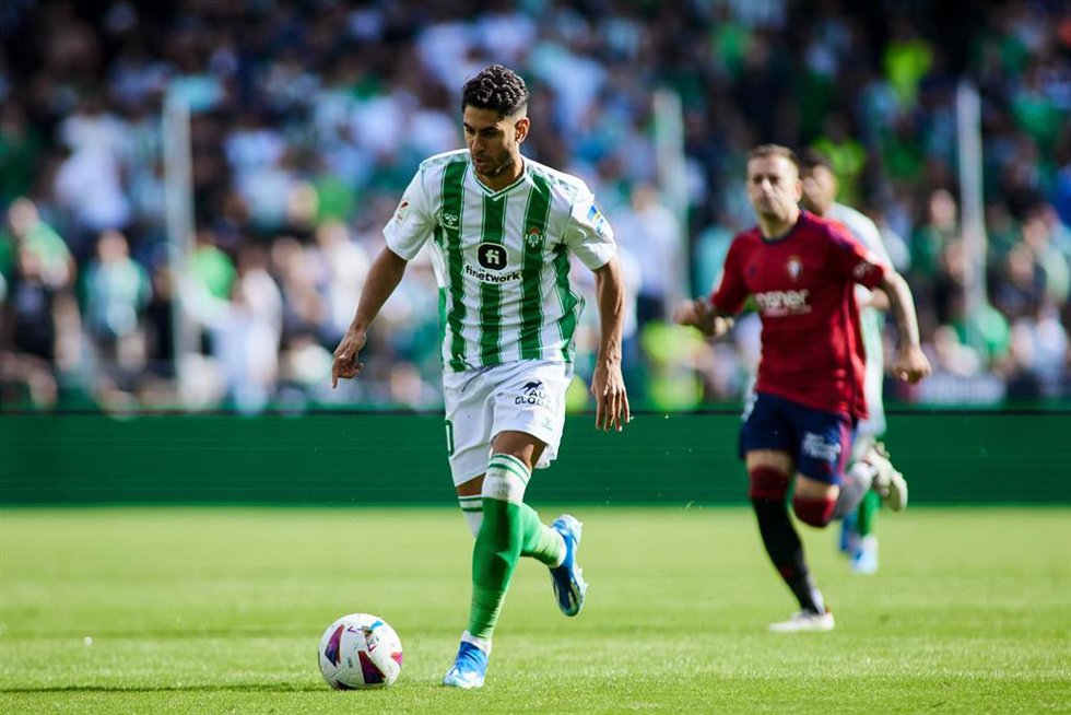 Archivo - Ayoze Pérez en el Real Betis-Osasuna de la primera vuelta