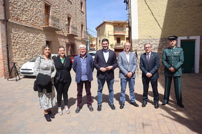 El vicepresidente primero del Gobierno de Aragón, Alejandro Nolasco, ha visitado Villastar.