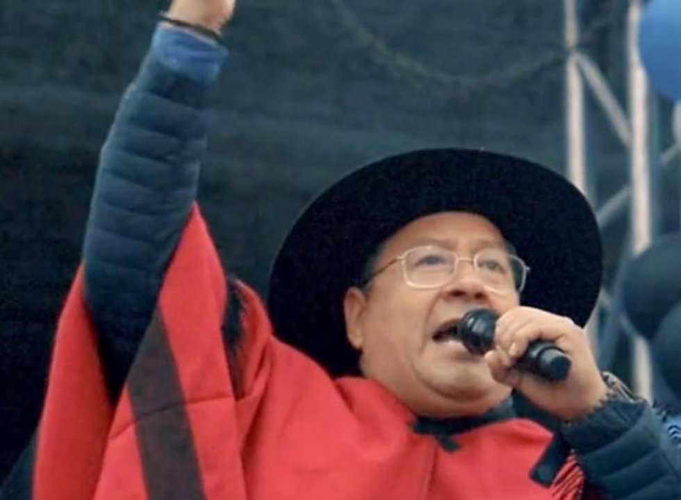 El presidente de Bolivia, Luis Arce