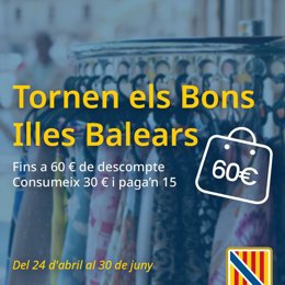 Los comercios adheridos a la campaña 'Balears Bons Comerç' agotan el 87% de los descuentos