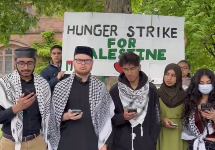Huelga de hambre de estudiantes en solidaridad con Gaza de Desinversión contra el Apartheid Israel de la Universidad de Princeton