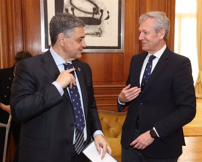 O presidente da Xunta, Alfonso Rueda, mantén un encontro co xefe de goberno da Cidade Autónoma de Buenos Aires.