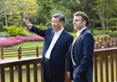 Foto: Macron pide actualizar las relaciones económicas con China y reconoce que Europa "necesita a los chinos"