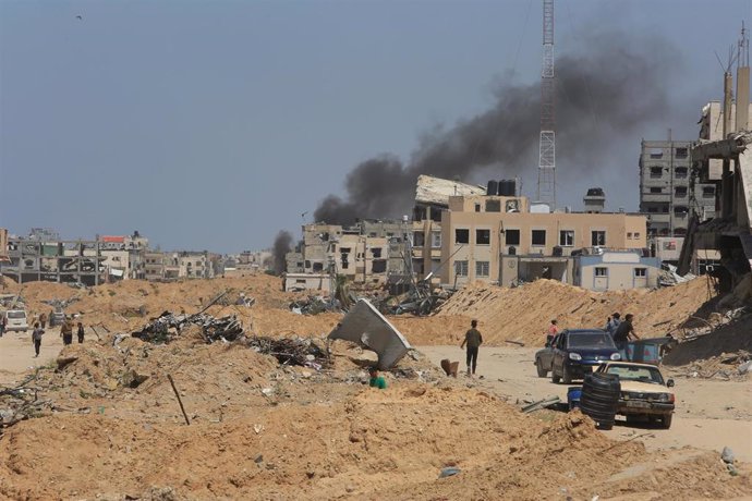 Imagen de archivo de la guerra de Gaza 