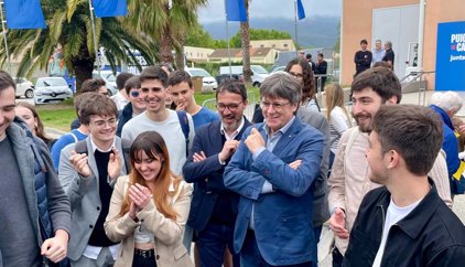 Puigdemont crida al vot jove per no perdre la "cadena" de progrés generacional