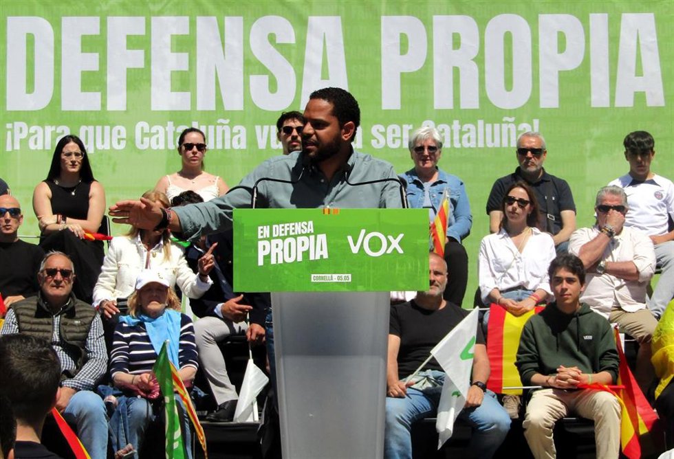 El candidato de Vox a las elecciones catalanas, Ignacio Garriga