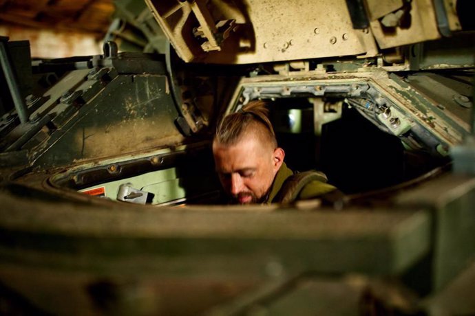 Imagen de archivo de un militar ucraniano 