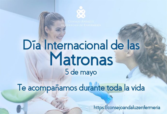Cartel del Día Internacional de las Matronas.