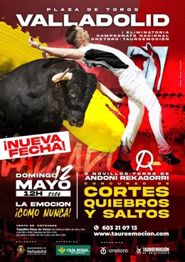 Cartel con la nueva convocatoria del concurso.