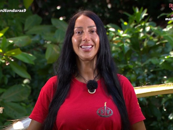 Aurah Ruiz durante la emisión de 'Supervivientes: Conexión Honduras'.