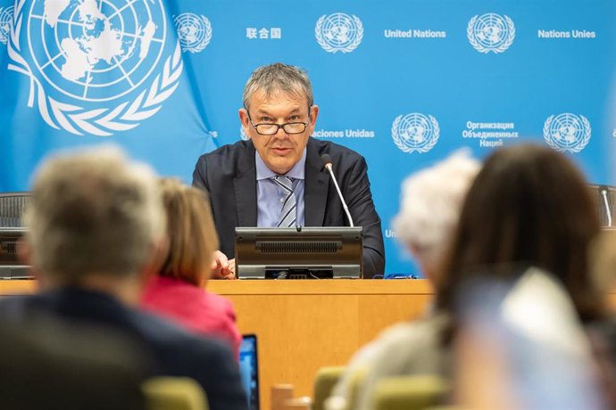 Archivo - El comisionado general de la UNRWA, Philippe Lazzarini