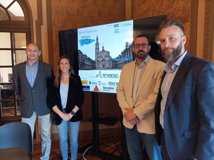 Presentación del X congreso euro-americano sobre Patología de la Construcción, Tecnología de la Rehabilitación y Gestión del Patrimonio (Rehabend 2024), que se celebrará en Gijón del 7 al 9 de este mes de mayo.