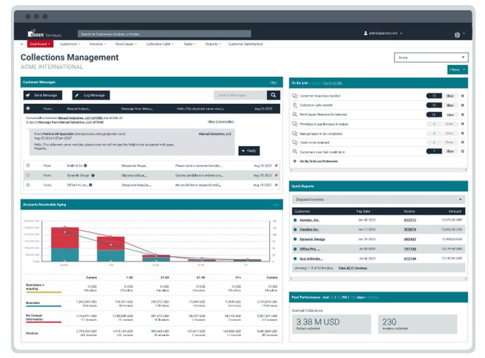 Recurso de Esker Collections Management, solución adoptada por Roiback