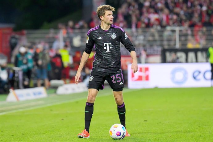 Thomas Müller durante un partido del Bayern Múnich