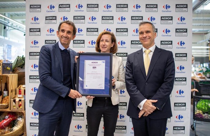 Carrefour se convierte en la primera y única empresa de distribución española en obtener la certificación AENOR por su gestión del desperdicio alimentario.