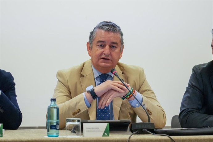 El consejero de la Presidencia, Interior, Diálogo Social y Simplificación Administrativa, Antonio Sanz