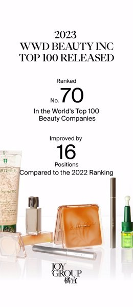 JOY GROUP Ranks 70th in the WWD Beauty Inc Top 100