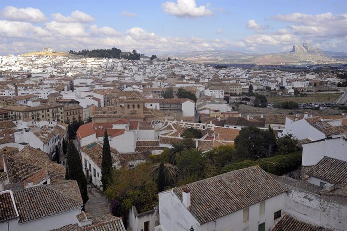 Archivo - Vista de la ciudad de Antequera.    