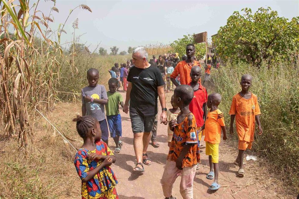 Voluntario de Acción Senegal.