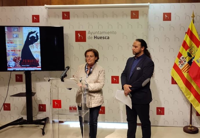 Teruca Moreno y Luis Escudero durante la presentación de  'Primavera Flamenca'