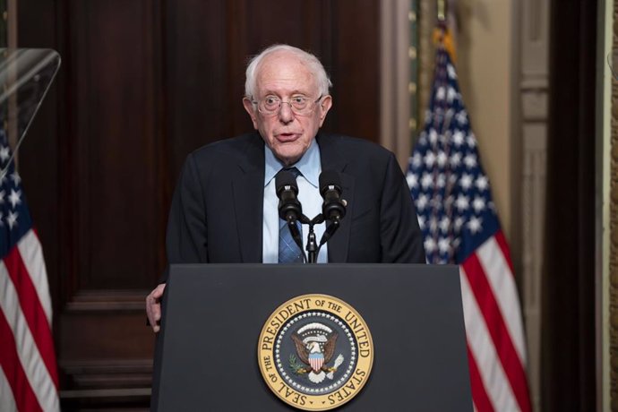 Archivo - El senador estadounidense Bernie Sanders